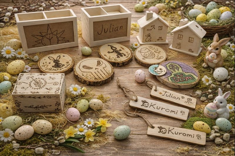 FEUERSTIFT UND OSTERZAUBER - PYROGRAPHIE FÜR KINDER | AB 9 JAHREN