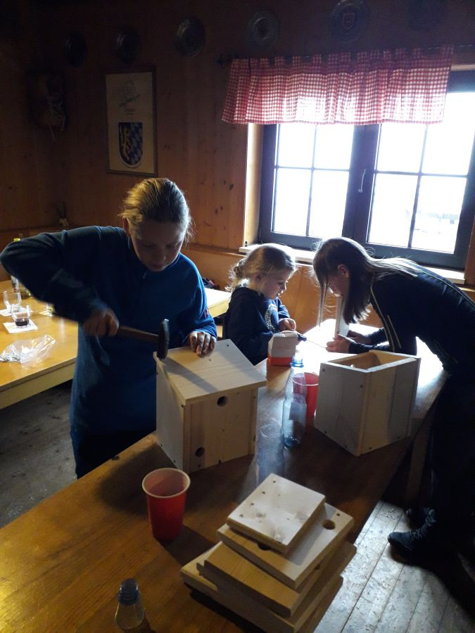 HOLZWERKSTATT FÜR VOGELFREUNDE - MEISENHAUS MIT FUTTERSTATION | AB 7 JAHREN