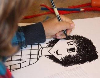 Kinderworkshop Comic zeichnen im Kulturfenster Heidelberg